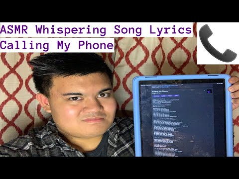 ASMR Whispering Song Lyrics - Calling My Phone by Lil Tjay