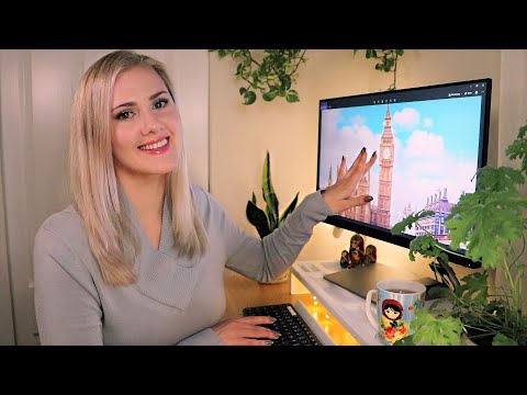 Travel Agent 🌎 ASMR 🌎 Soft Spoken, Tracing, Page Flipping