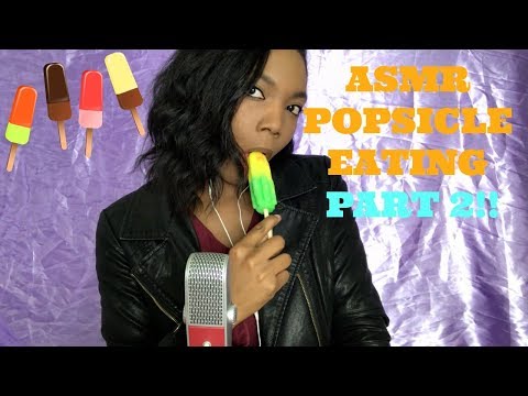 ASMR| 🍡 POPSICLE EATING PT 2! | LICKING, SUCKING, MOUTH SOUNDS | MUST WATCH FOR AMAZING TINGLES 😍