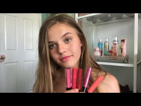 ASMR Trying On Lipsticks And Lipglosses