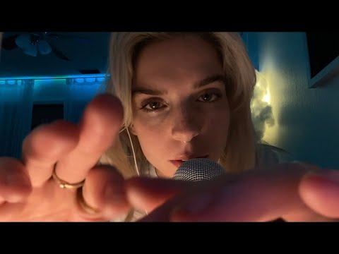 asmr mouth sounds | kissing, hand movements and ring sounds (high gain)