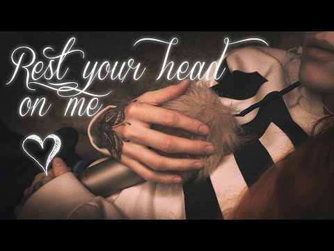 ASMR - Rest your head on me 💖 | Heartbeat, breathing, stroking
