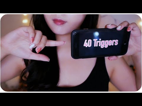 ASMR 40 TRIGGERS in 40 minutes  No Talking 💤😴