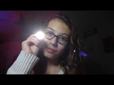 ASMR - Cranial Nerve Exam with Visual Triggers and Soft Whispers