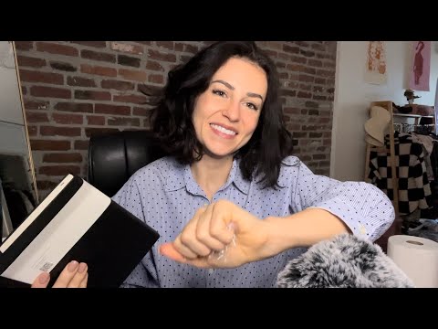ASMR Onboarding at the Office Roleplay | up close whisper, paper sounds, typing, roleplay