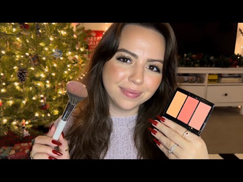 ASMR Doing Your Makeup for a Holiday Party ✨❤️