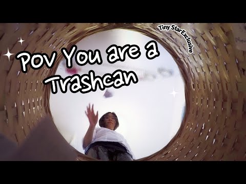 ASMR: POV - You're A Trash Can (Paper Ripping, Vinyl Leggings, Heels) 🗑️👠  [Tiny Star Exclusive]