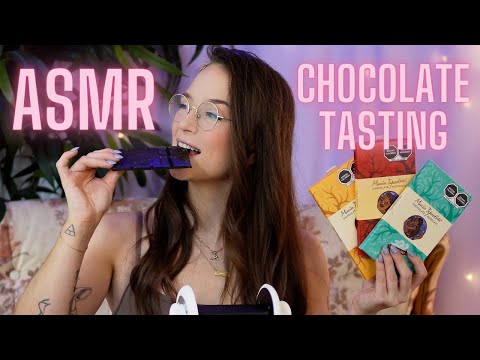 ASMR | Soft Spoken International Chocolate Tasting ✨