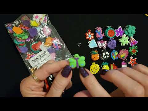 ASMR | Colorful Silicone Necklaces & Pendants (Whisper)