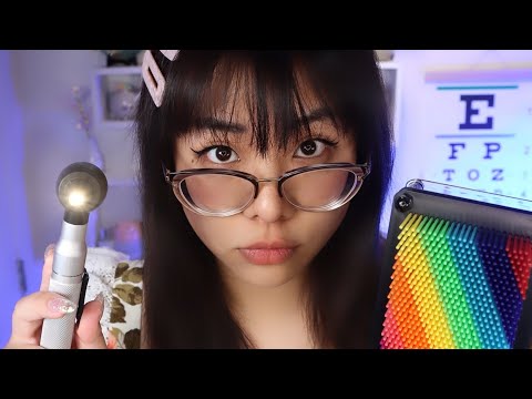 Cranial Nerve Exam ASMR | Yikes What Happend To Your Head?