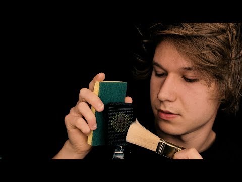 ASMR Microphone Cleaning