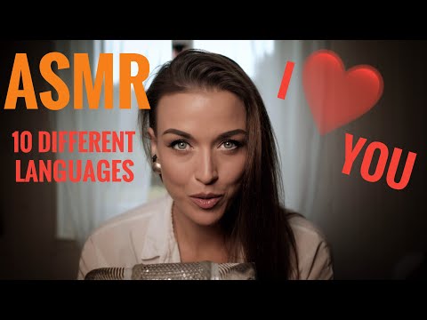 ASMR Gina Carla 💘 Whispering "I LOVE YOU" 10 Different Languages!