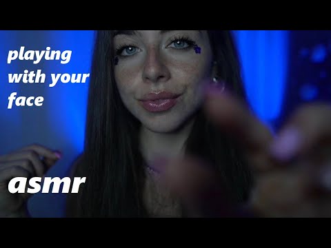 ASMR (MOUTH SOUNDS)✨PLAYING WITH YOUR FACE ✨