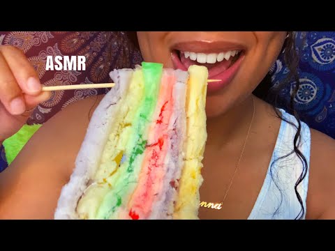 ASMR | Frozen Jelly 🍍🥭🍏 Jelly Straws ( fail 😭)