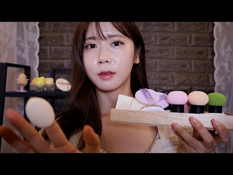 ASMR.sub영업 잘하는 수다쟁이 퍼프 가게 주인장|Chatty Puff Store Owner with Strong Sales Skills