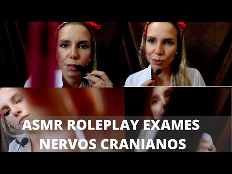 ASMR ROLEPLAY EXAMES DE NERVOS CRANIANOS  - Bruna ASMR