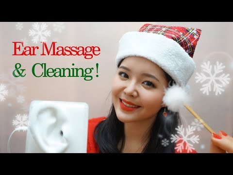 [한국어 ASMR] 귀마사지+ 귀청소 풀 서비스 샵 RP Santa gives you some Ear Massage & Ear Cleaning