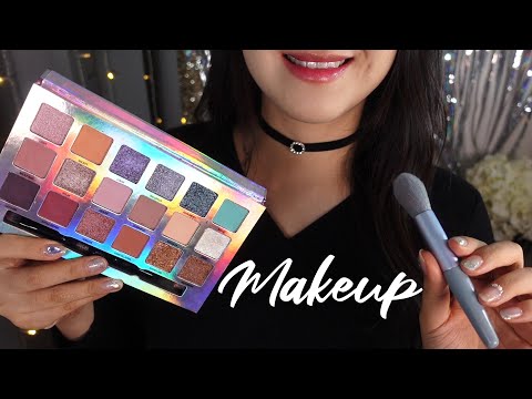 ASMR Friend Does Your Party Makeup ✨ No talking (Layered Sounds)