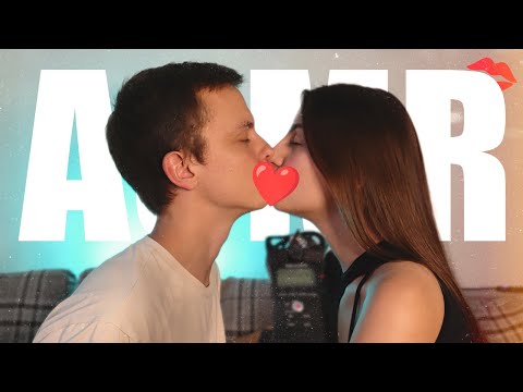 ASMR kissing therapy with my boyfriend & many triggers