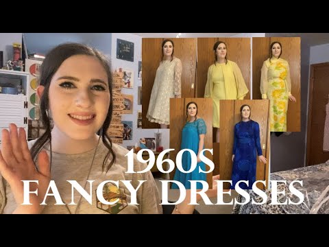 {ASMR} My 1960's Vintage Fancy Dresses