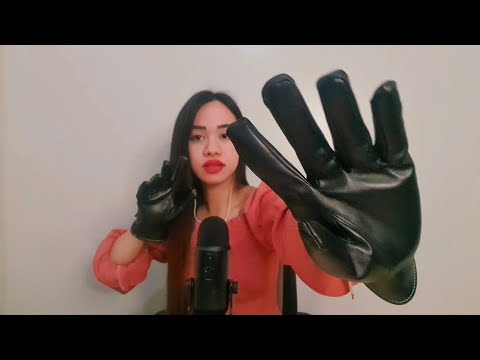 ASMR Rubber Kitchen Cleaning Gloves, Latex Gloves, and Leather Gloves (Tingly, Crinkly, Crunchy)