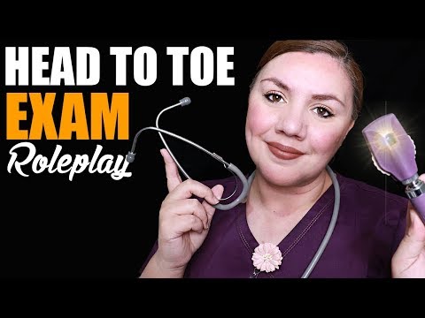 ASMR Annual Head to Toe Assessment with a Novice Nurse Roleplay