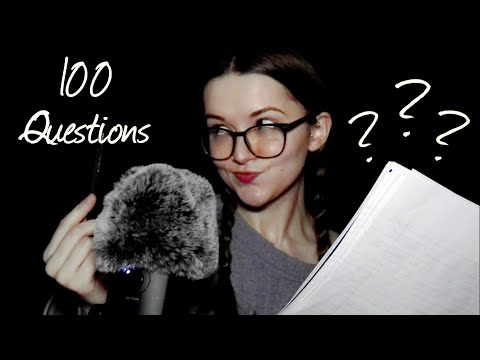 ASMR Asking You 100 This or That Questions 🧐 🖊️ (Soft Spoken)