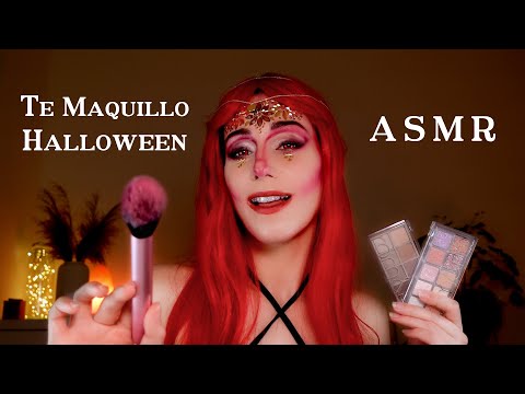 ASMR TE MAQUILLO Para HALLOWEEN ❤️🎃 Roleplay en Español ft. @ttdeye