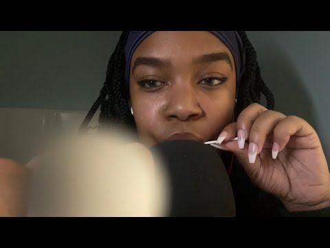 ASMR | Slow & Gentle Mouth Sounds (something is in your eye 👀) | brieasmr