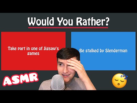 ASMR Would You Rather 🔴🔵 (high sensitivity whispering)