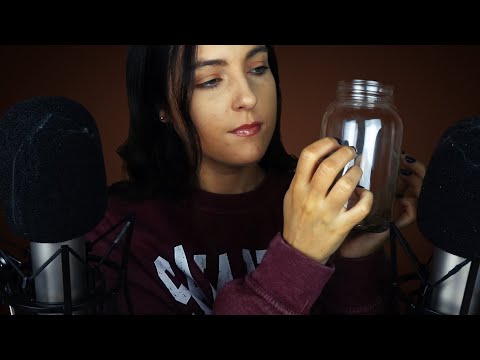 ASMR Tapping (glass, wood, plastic)
