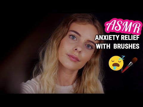 ASMR Anxiety Relief With Brushes! - Soft Spoken