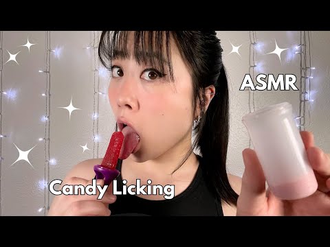 ASMR Mexican Lollipop Eating & Licking (Mouth Sounds, Ramble, Whisper)
