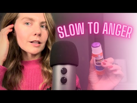 Christian ASMR for Anger | Triggers (sticky sounds, tapping, scratching, tracing, fabric scratching)