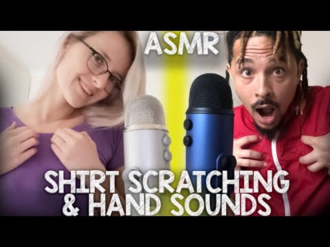 ASMR | Shirt Scratching & Hand Sounds / Collab With ASMR Junkie