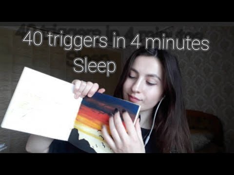 Asmr 40 triggers in 4 minutes