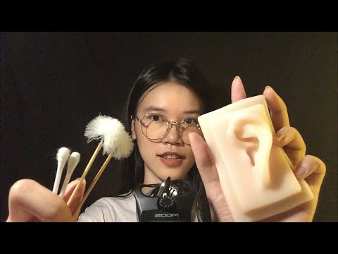 ASMR Ear Cupping/ Cleaning (NO TALKING)