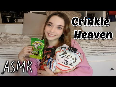 [ASMR] Crinking Sounds With My Favourite Snacks | Whispers And Soft spoken 🌙