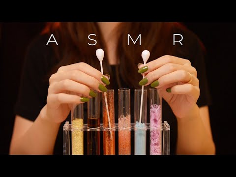 ASMR Experimental Triggers in Test Tubes (No Talking)