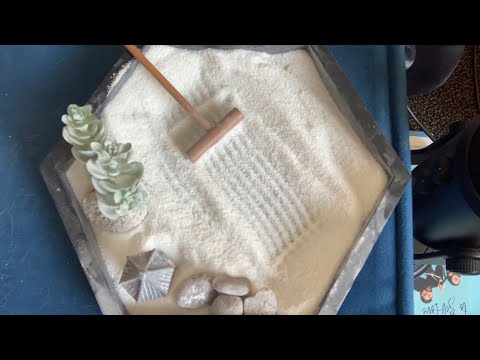 Zen Garden ASMR: Slow Crunchy Epsom Salt Sand Sounds (Relaxing + Tingly)