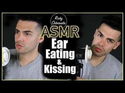 ASMR - Wet Mouth & Kissing Sounds (Male Kisses, Ear Eating for Sleep & Relaxation)