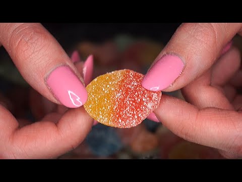 ASMR with Sour Candy # 2 | Scratching | Gritty Sounds | Tapping | Crinkles (No Talking)