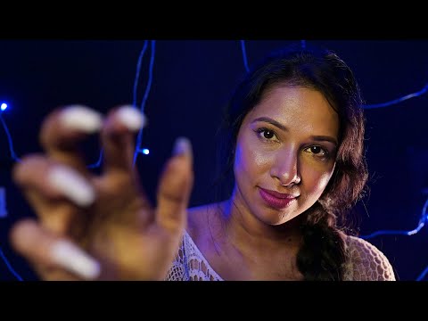 Indian ASMR| scratching on your face (invisible, unpredictable layered sounds) Tingle level 1000%