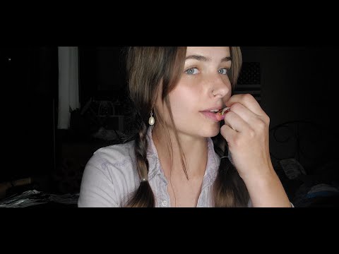 (ASMR) *Whispered* FLAVORITES Try-On! Flavored Chapstick, Tapping, Kisses, First-Kiss Story