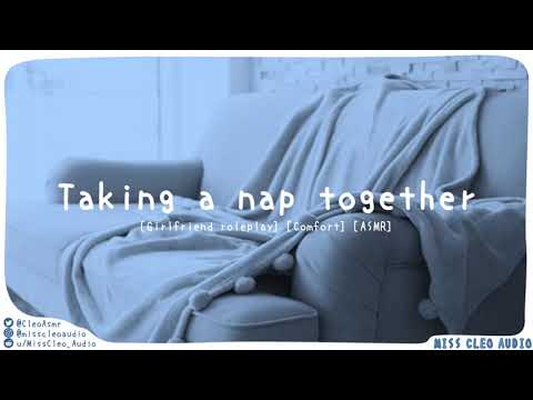 ASMR: Take a nap together [Girlfriend roleplay] [Sleepy] [Cuddles] [Rain sound] [Breathing sounds]