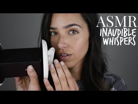 ASMR 3DIO Inaudible/Unintelligible Whispers (Book reading, Page turning, Breathing sounds...)