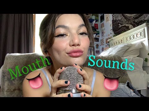 ASMR | fast inaudible whisper and mouth sounds