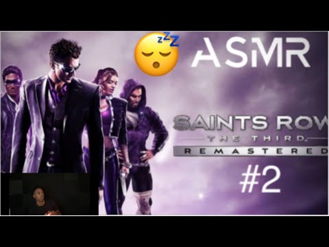 [ASMR] Saints Row the third remastered gameplay (2) controller sounds/gum chewing