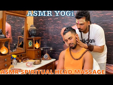 ASMR | SPIRITUAL HEAD MASSAGE  ANXIETY HEALING | ASMR YOGi