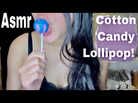 Asmr Cotton Candy Lollipop No Talking